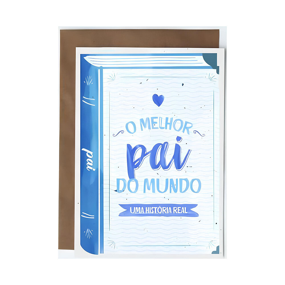 Cartão Livro Melhor Pai do Mundo