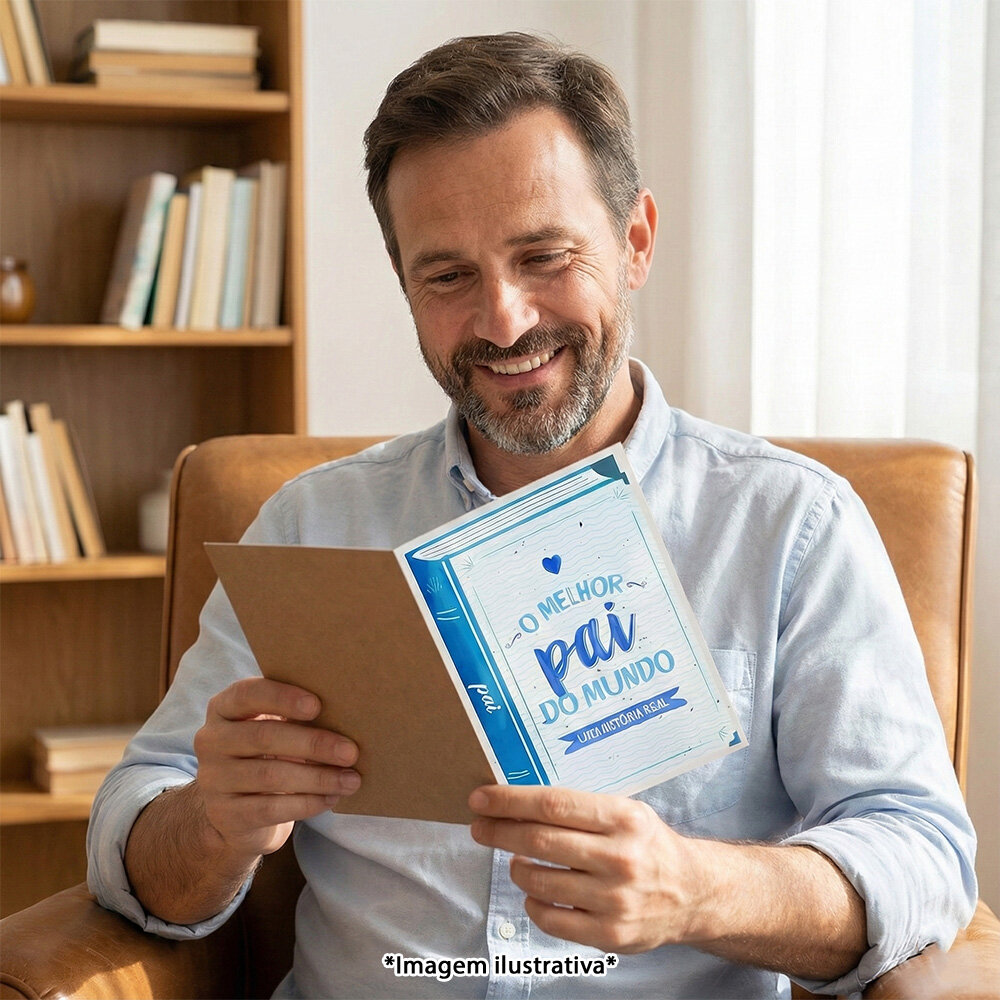 Cartão Livro Melhor Pai do Mundo