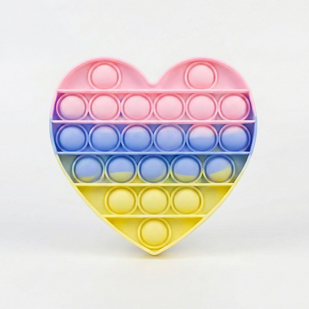 Pop It Rainbow Palette Coração