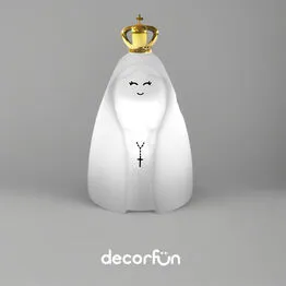 Luminária Nossa Senhora Decoração Oratório Luz Indireta Bivolt