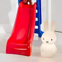 Luminária 3D Coelho 45cm Criativa Decoração Bivolt Branca - Miffy