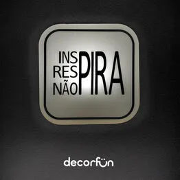 Luminária Box Não Pira para Mesa ou Parede Iluminação Indireta