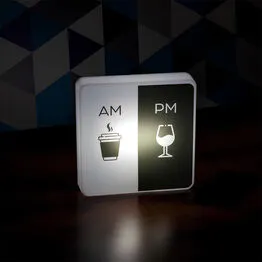 Luminária Slim Box Coffee or Wine Luz Indireta Presente USB