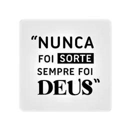 Luminária Slim Box Sempre foi Deus Luz Indireta Presente USB