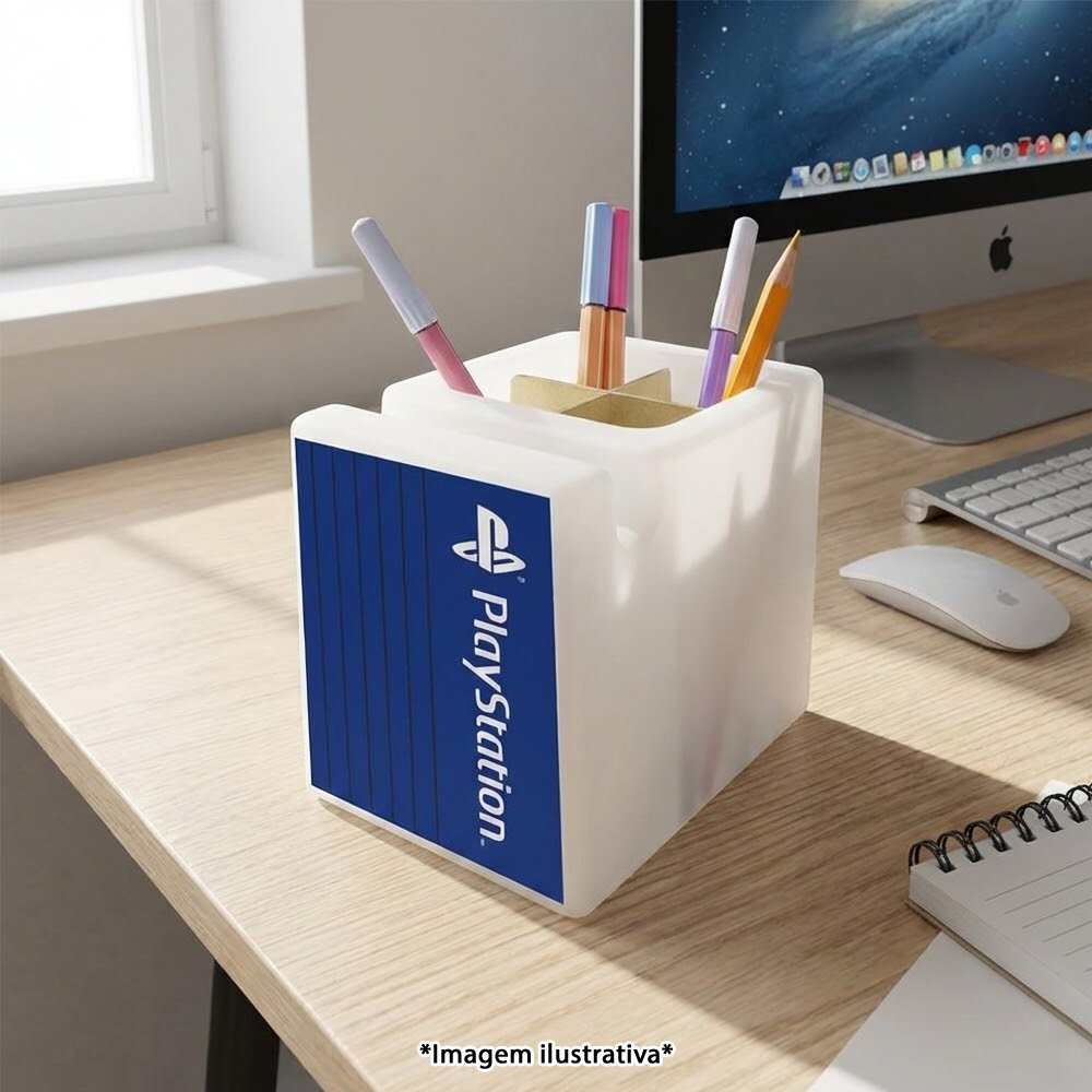 Organizador de Mesa Iluminado PlayStation Fun