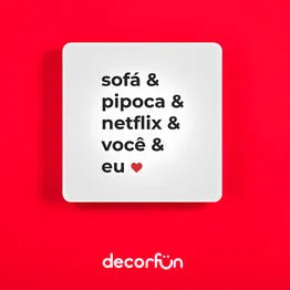 Luminária Slim Box Você & Eu LED Presente Namorados