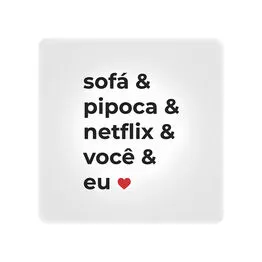 Luminária Slim Box Você & Eu LED Presente Namorados
