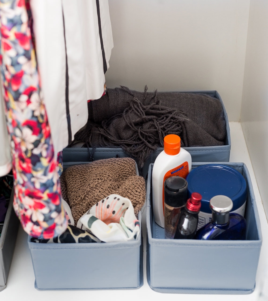 Kit de 3 Organizadores Dobráveis de Peva Happy Closet