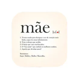 Luminária Box Significado de Mãe
