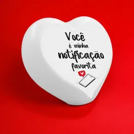 Luminária Coração Minha Notificação Preferida