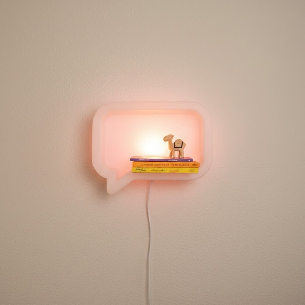 Nicho Luminária Balão Illuminated Chat