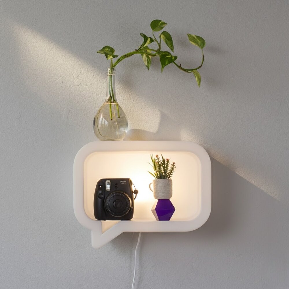 Nicho Luminária Balão Illuminated Chat