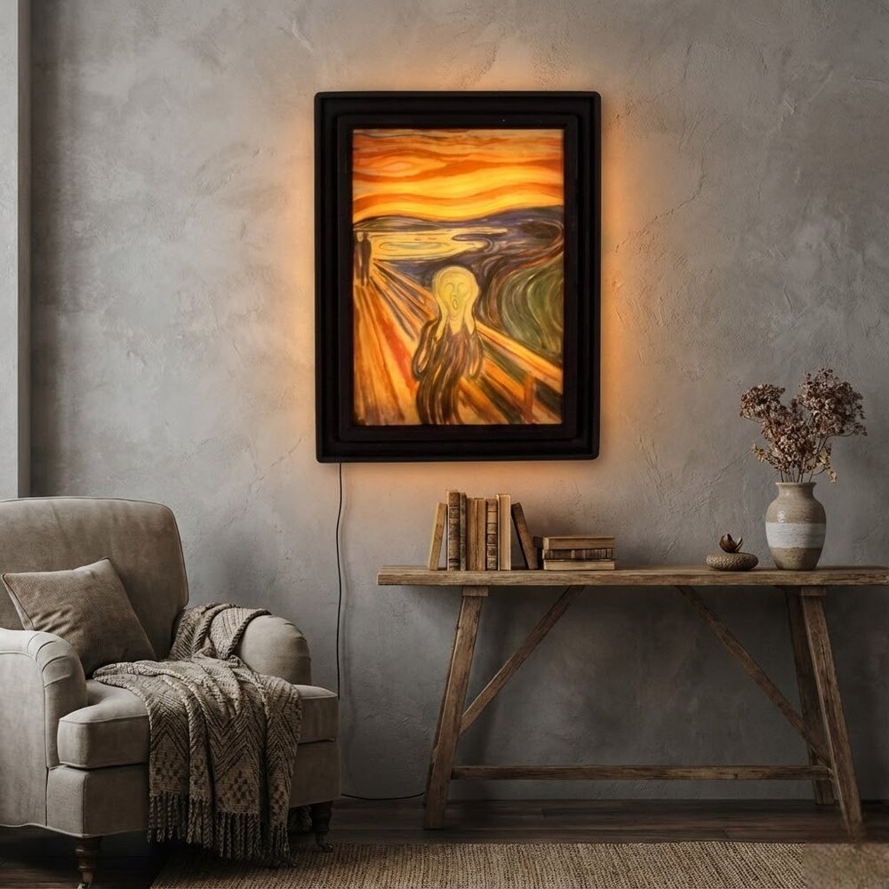 Luminária Quadro O Grito