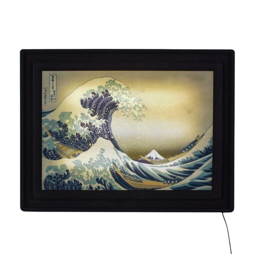 Luminária Quadro Grande Onda