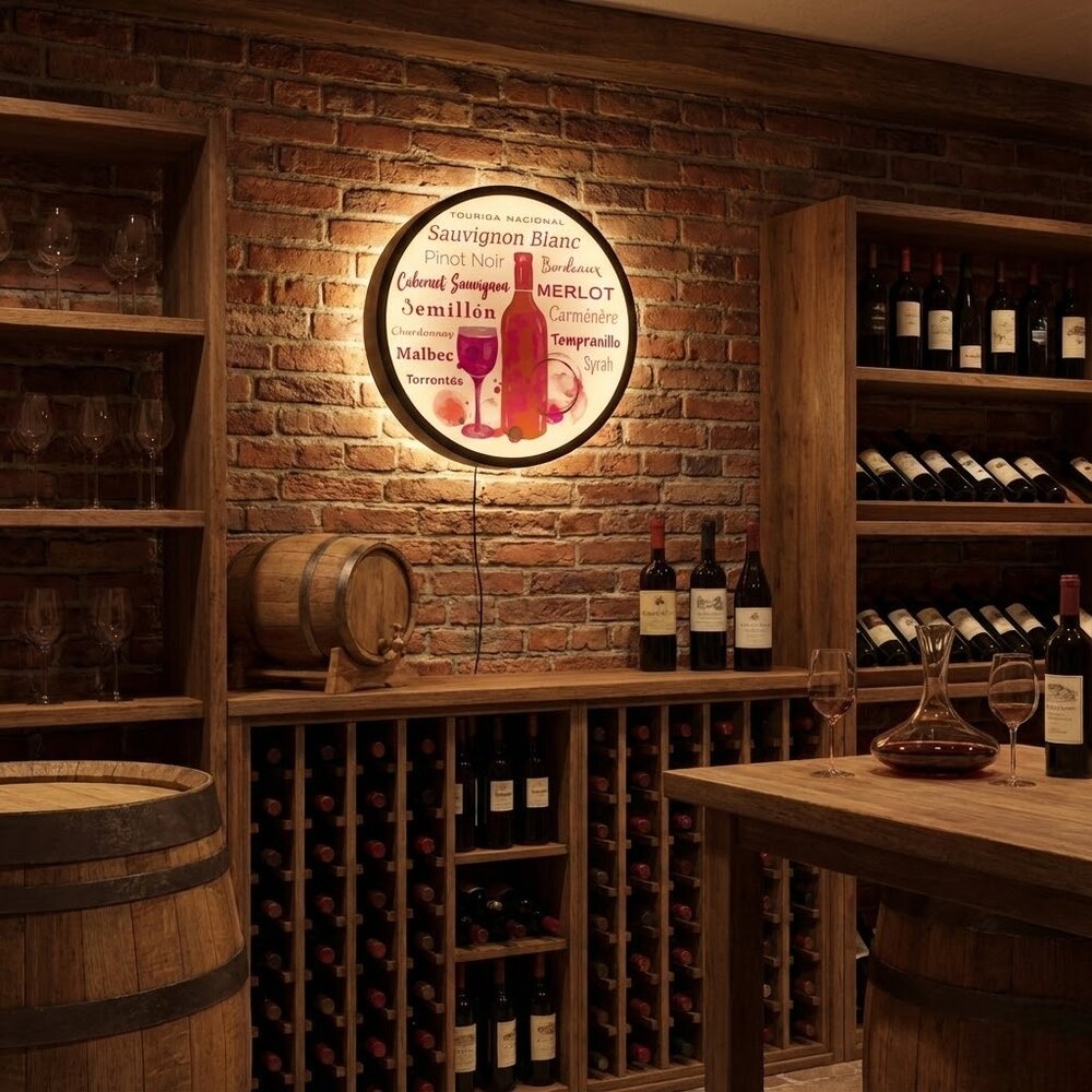 Luminária Vinhos Merlot Lovers