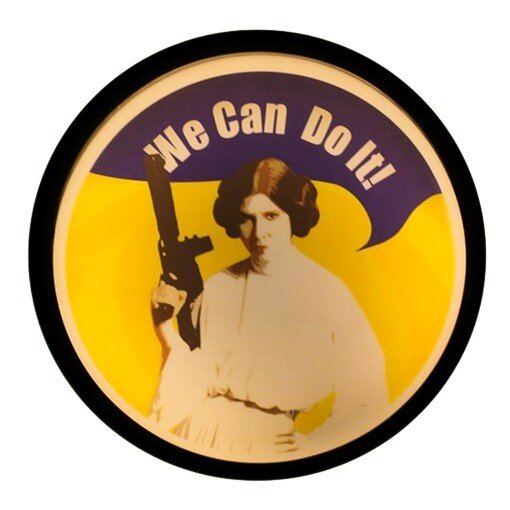 Luminária Star Wars Leia We Can Do It!