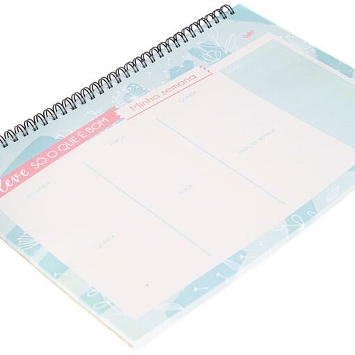 Planner de Mesa A4 - Leve Só o Que é Bom
