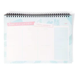 Planner de Mesa A4 - Leve Só o Que é Bom