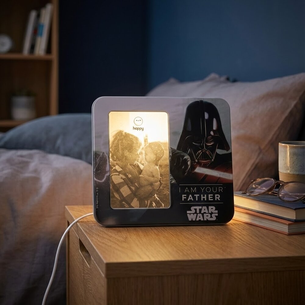 Luminária Porta Retrato 10x15cm Star Wars I Am Your Father