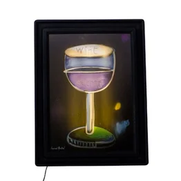 Quadro Iluminado Wine Time