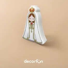 Luminária Nossa Senhora de Fátima Bivolt Decoração Oratório