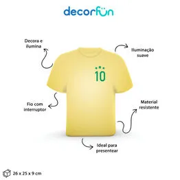 Luminária Camisa 10 Brasil