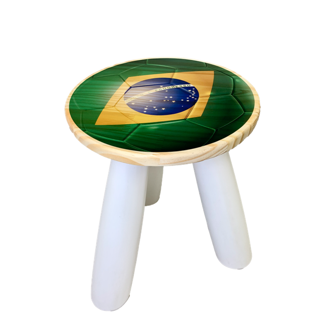Mini Banqueta Bola do Brasil