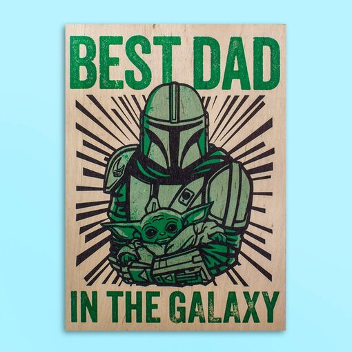 Quadro Star Wars Best Dad In The Galaxy