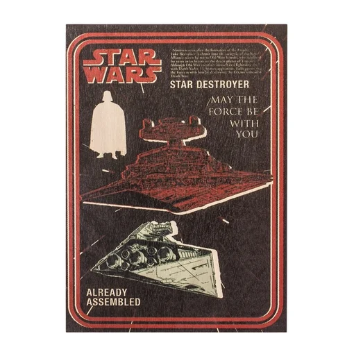 Quadro Vintage Star Wars Destroyer