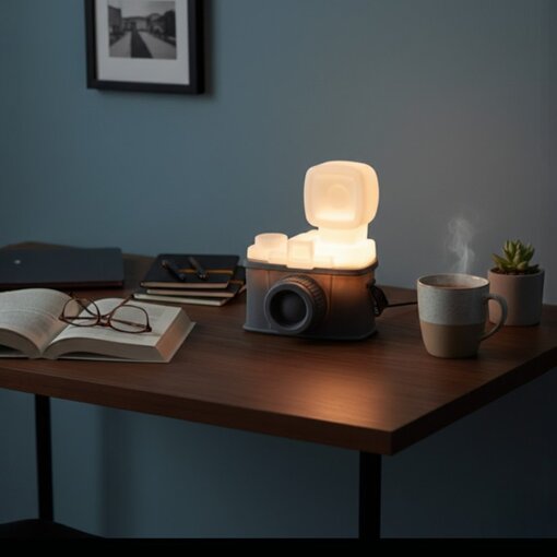 Luminária Câmera Retrô Fun Light