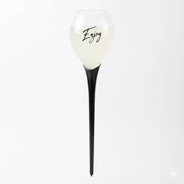 Kit com 2 Taças para Praia Wine on The Beach Summer Time