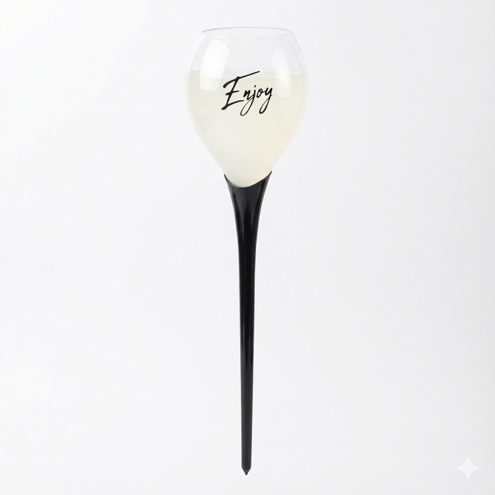 Kit com 2 Taças para Praia Wine on The Beach Summer Time