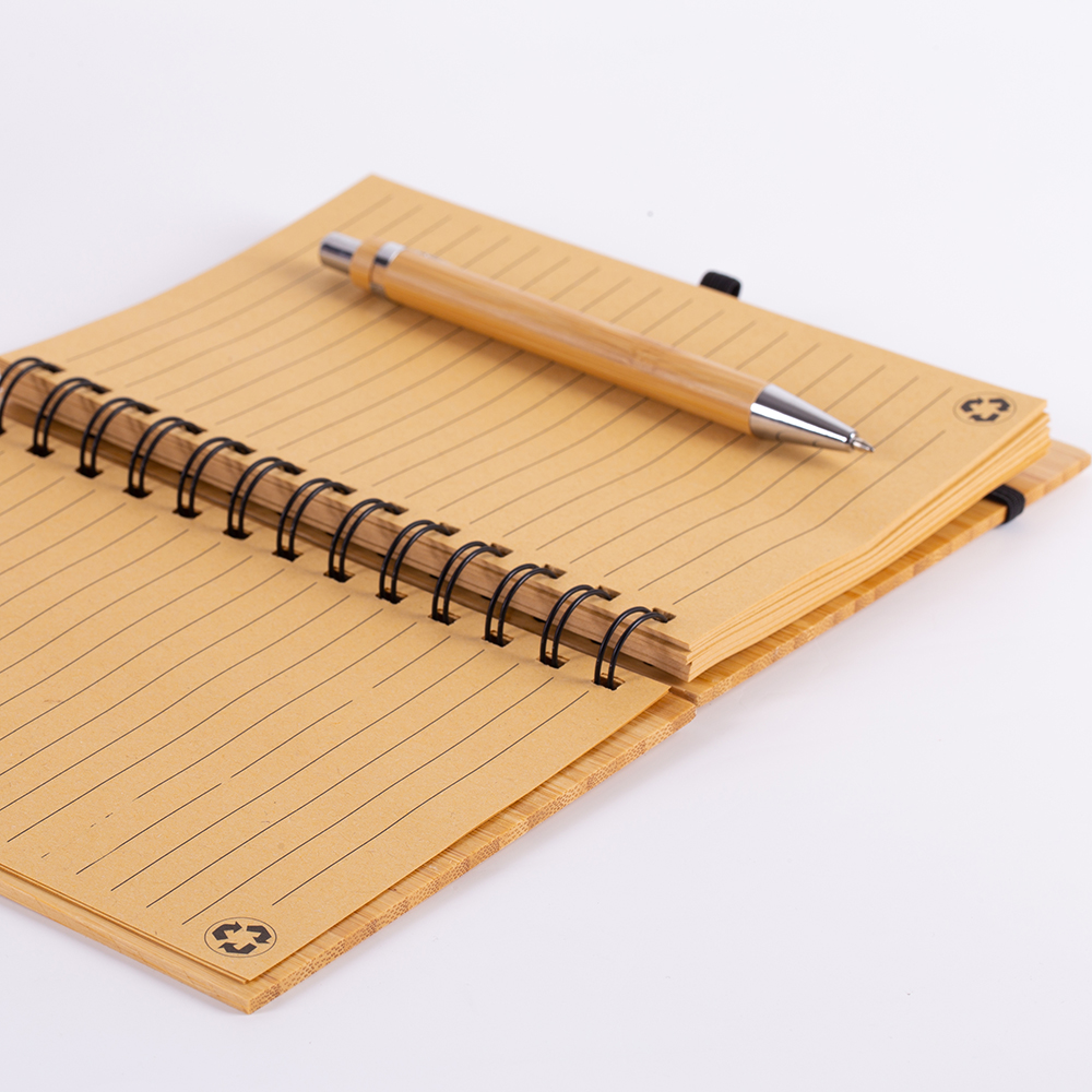 Caderno em Bambu Grande de 70 Folhas Bambuu Time