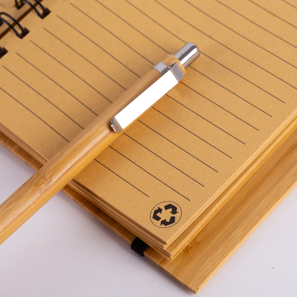 Caderno em Bambu Grande de 70 Folhas Bambuu Time