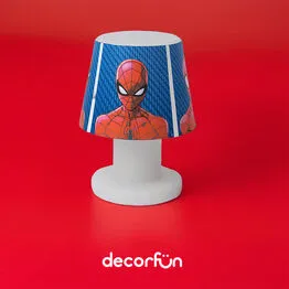 Luminária Abajur de Mesa Homem Aranha Marvel