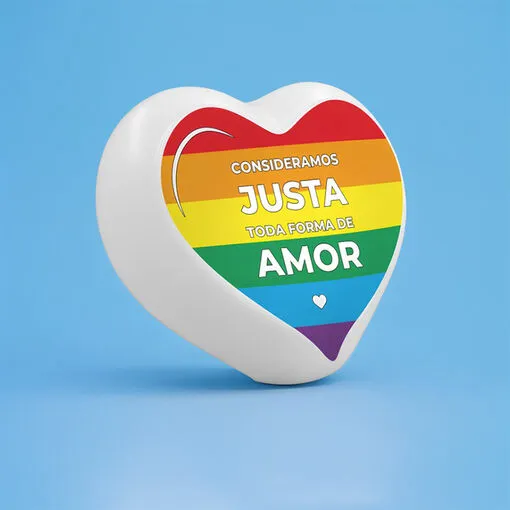 Luminária Coração Toda Forma de Amor