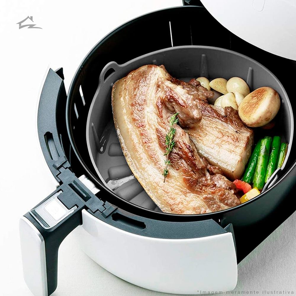 Forma de Silicone para Airfryer Reutilizável Easy Kitchen