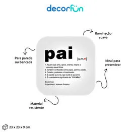Luminária Box Significado Pai