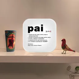 Luminária Box Significado Pai