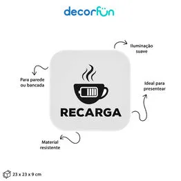 Luminária Box Hora da Recarga