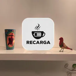 Luminária Box Hora da Recarga