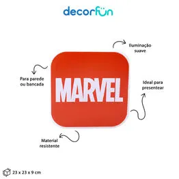 Luminária Box Red Icon Marvel
