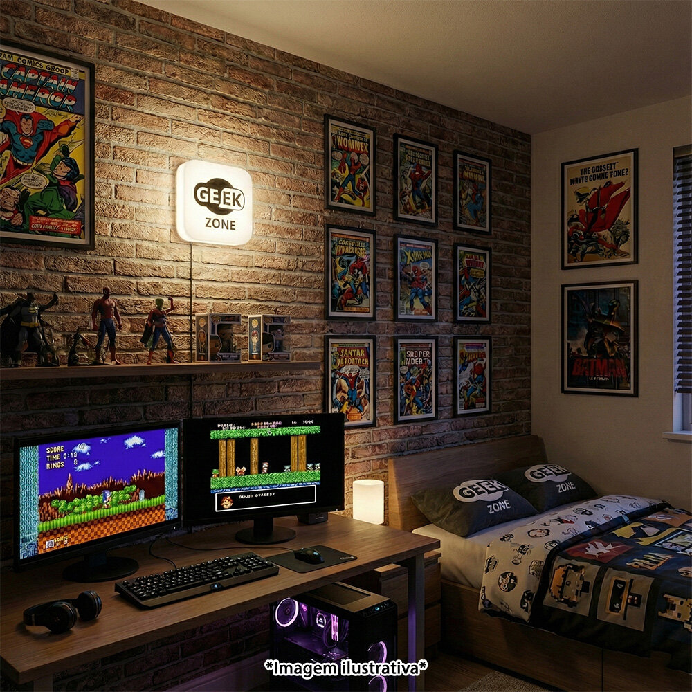 Luminária Box Geek Zone