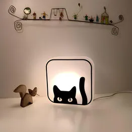 Luminária Box Black Cat