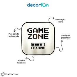 Luminária Box Game Zone