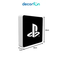 Luminária Slim Box Decoração Setup PlayStation LED