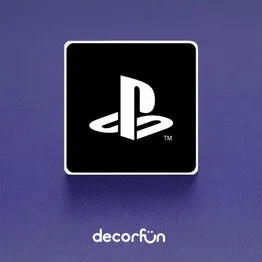 Luminária Slim Box Decoração Setup PlayStation LED
