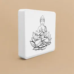 Luminária Box Slim Budha USB