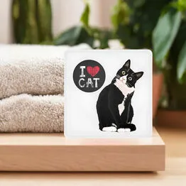 Luminária Box Slim I Love Cat USB