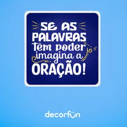 Luminária Box Slim Oração USB